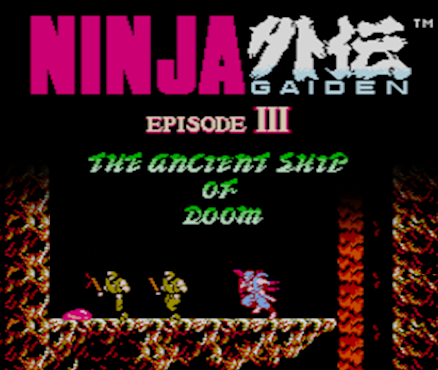 Ninja Gaiden Iii Ancient Ship Of Doom