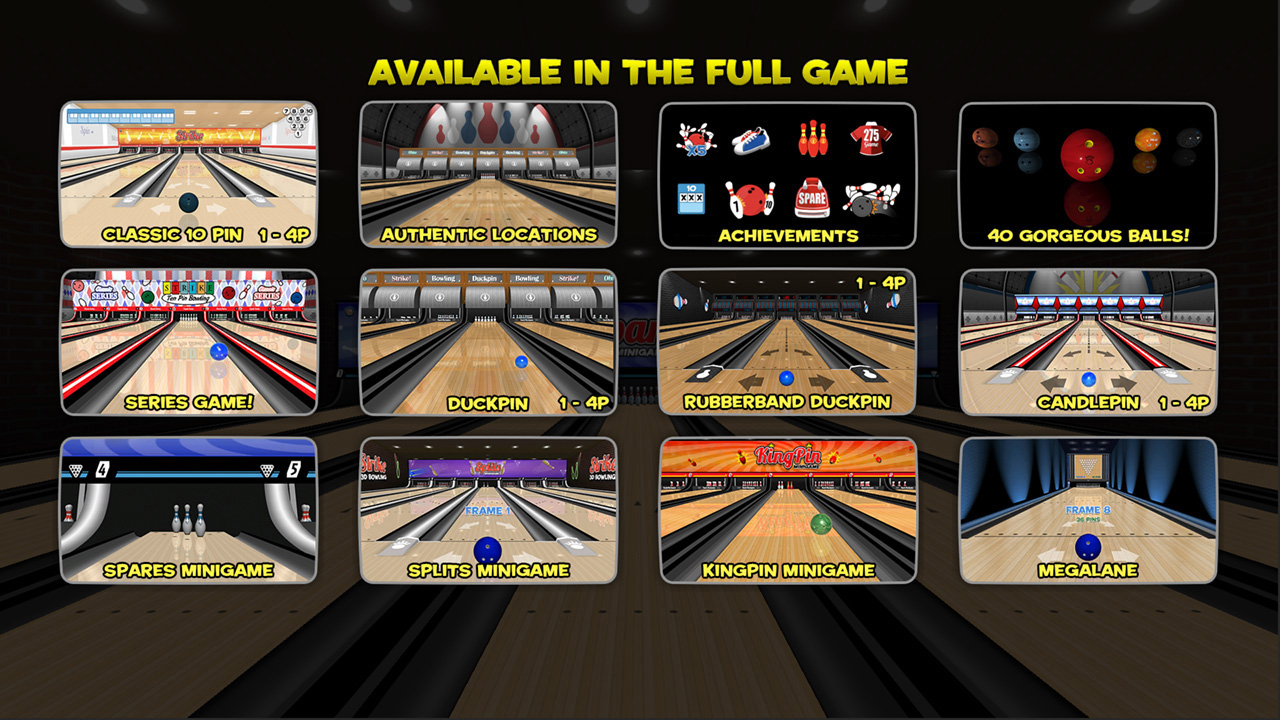 bowling game for switch