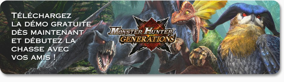 Monster Hunter Generations Nintendo 3ds Jeux Nintendo