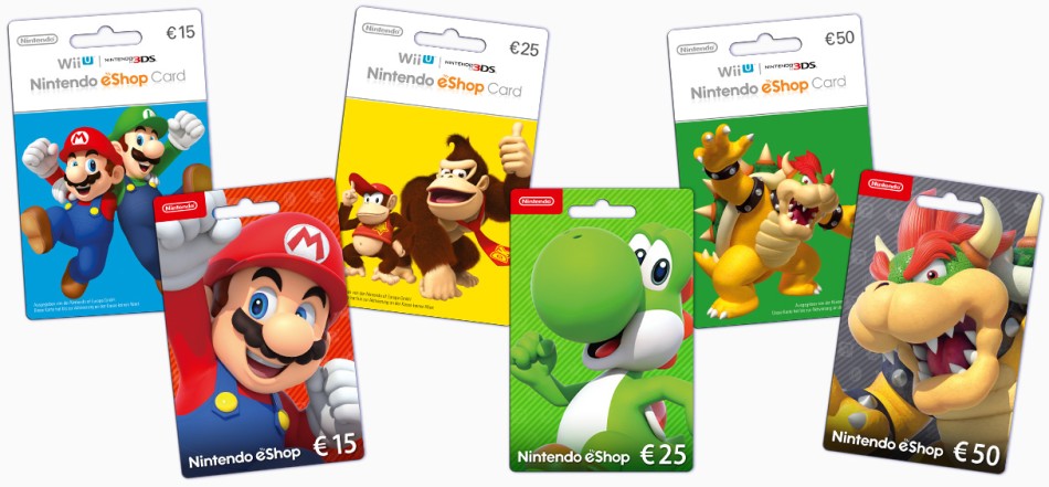 erts Verbinding verbroken repertoire Nintendo eShop Cards | Hardware | Nintendo