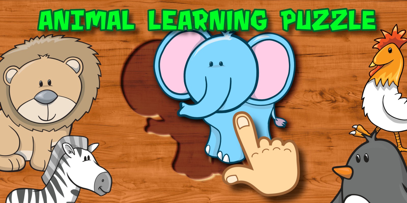 Animal Learning Puzzle for Toddlers and Kids