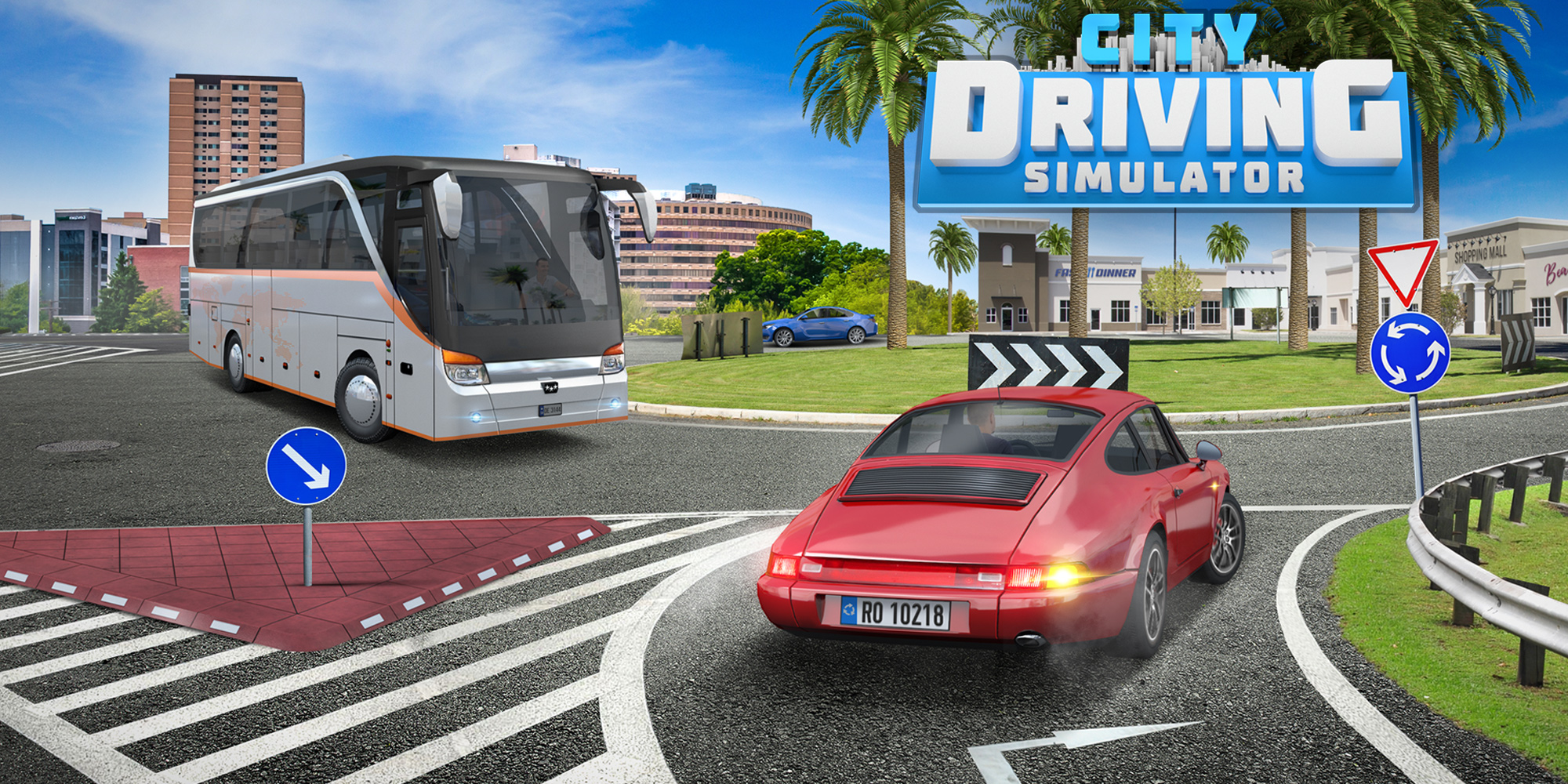 city car driving simulator bus