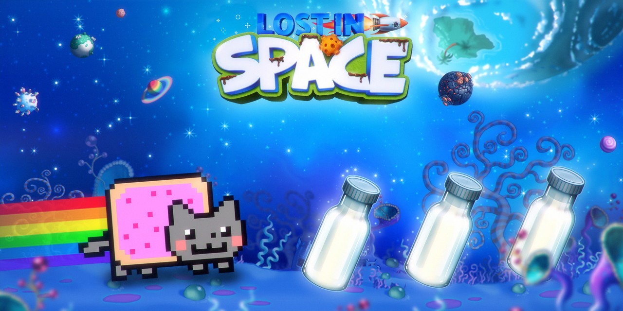 nyan cat lost in space rainno game
