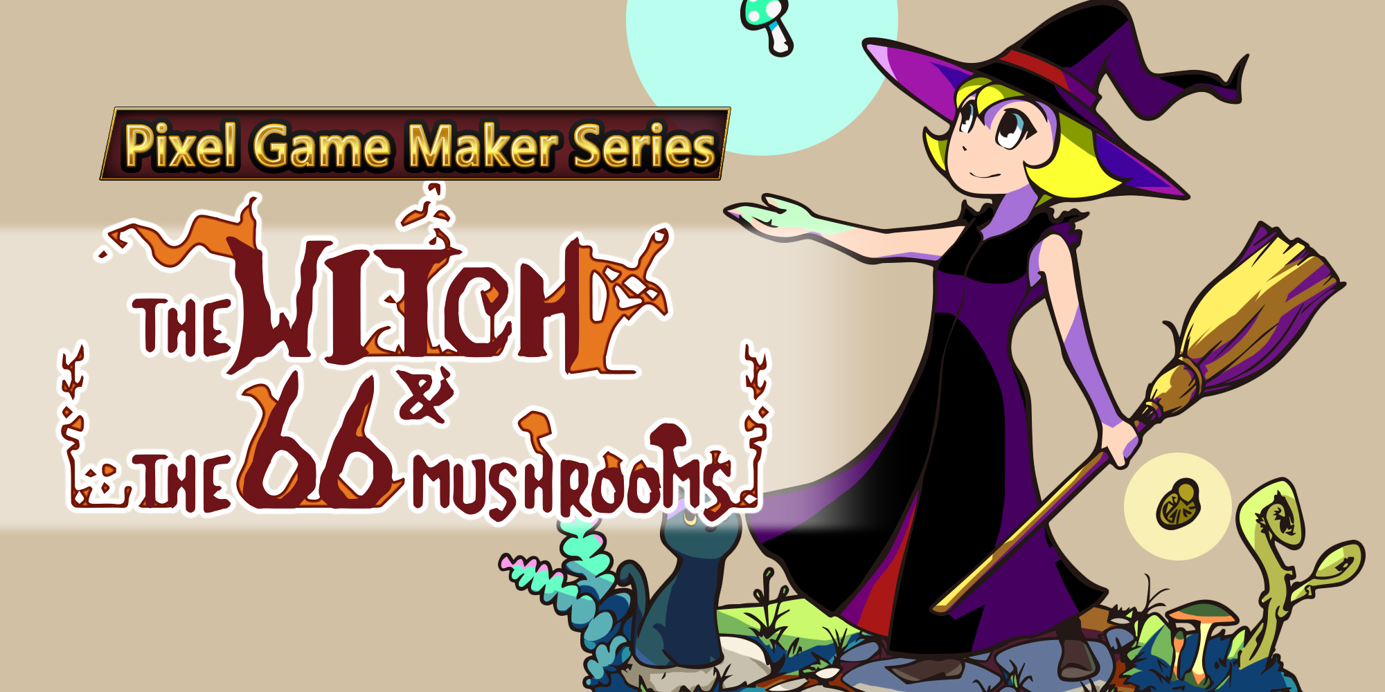 Download Pixel Game Maker Series The Witch And The 66 Mushrooms Nintendo Switch Download Software Games Nintendo