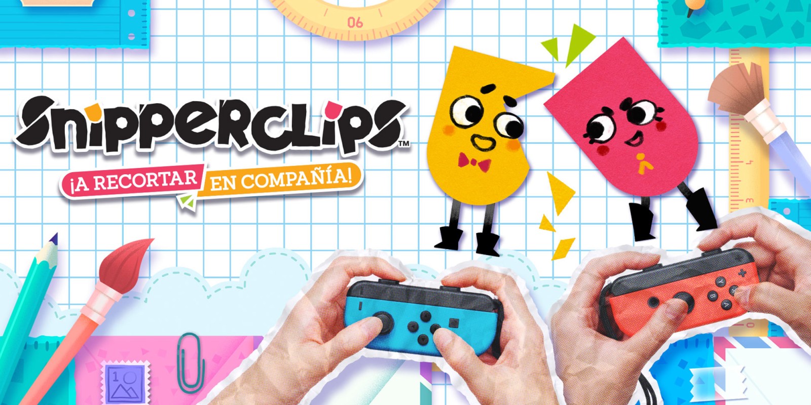 Snipperclips A Recortar En Compania Programas Descargables Nintendo Switch Juegos Nintendo