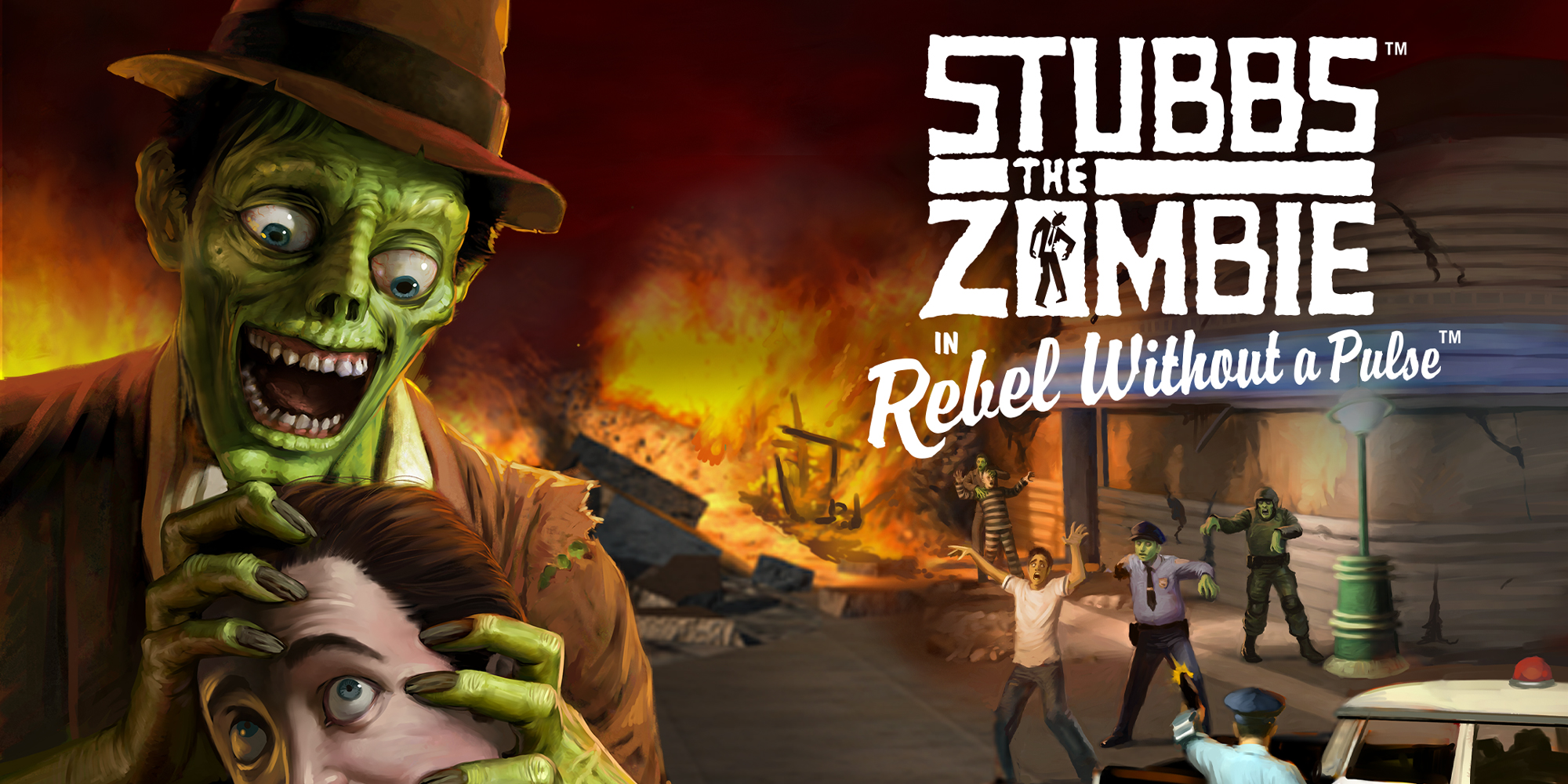 Resultado de imagem para stubbs the zombie in rebel without a pulse nintendo switch