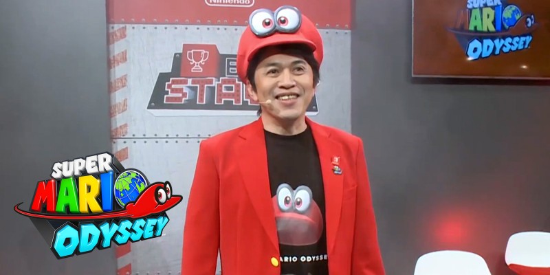 El productor Yoshiaki Koizumi entra en el Reino de los Fogones en Super Mario Odyssey
