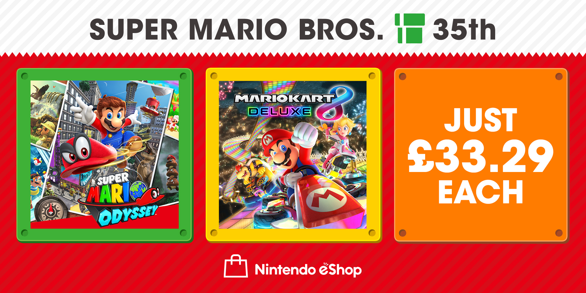 Score 33% off two top Mario titles!