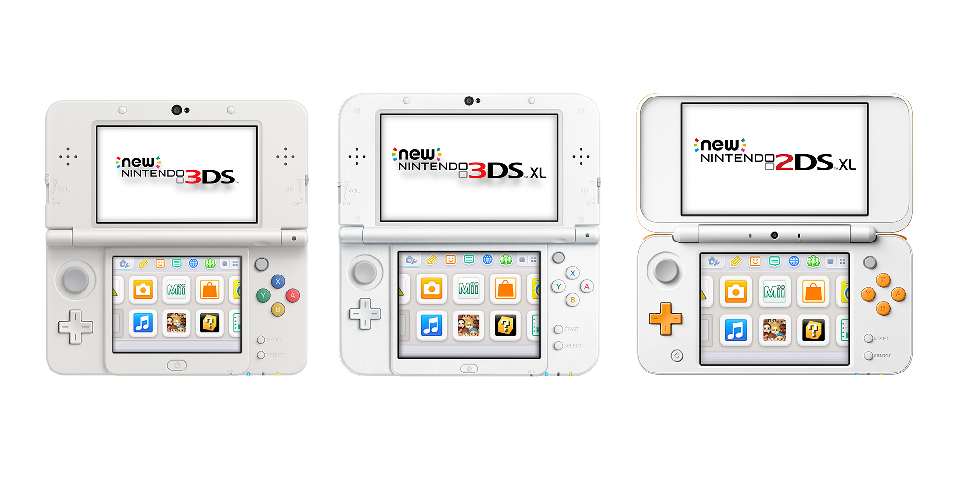 difference between new 2ds xl and new 3ds xl