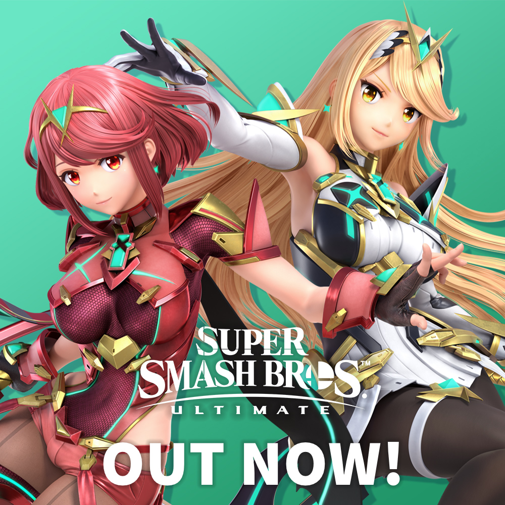 Xenoblade Chronicles 2's Pyra/Mythra joins Super Smash Bros. Ultimate as a DLC fighter!