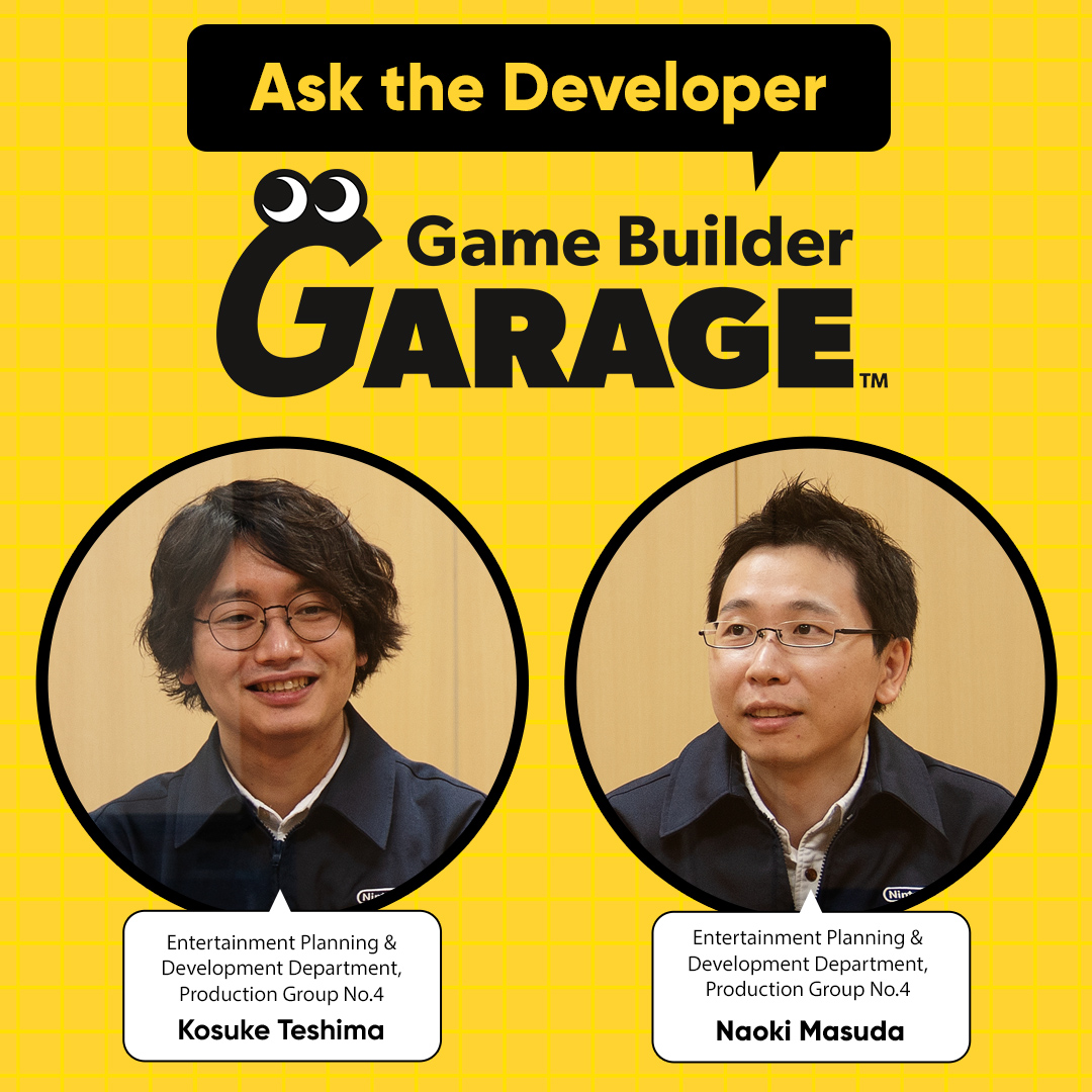Ask the Developer Vol. 1, Game Builder Garage