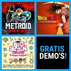 Probeer Metroid Dread, Big Brain Academy: Knappe koppen en meer games gratis op de Nintendo Switch!