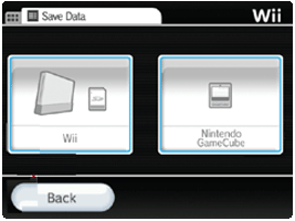 where does the nintendo wii save game data